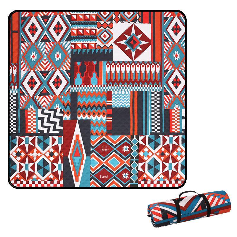 FTLY Ethnic Style Ultrasonic Picnic Mat
