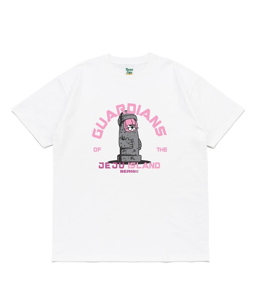 BERNI Jeju Hareubang Short Sleeve T-Shirt (White)