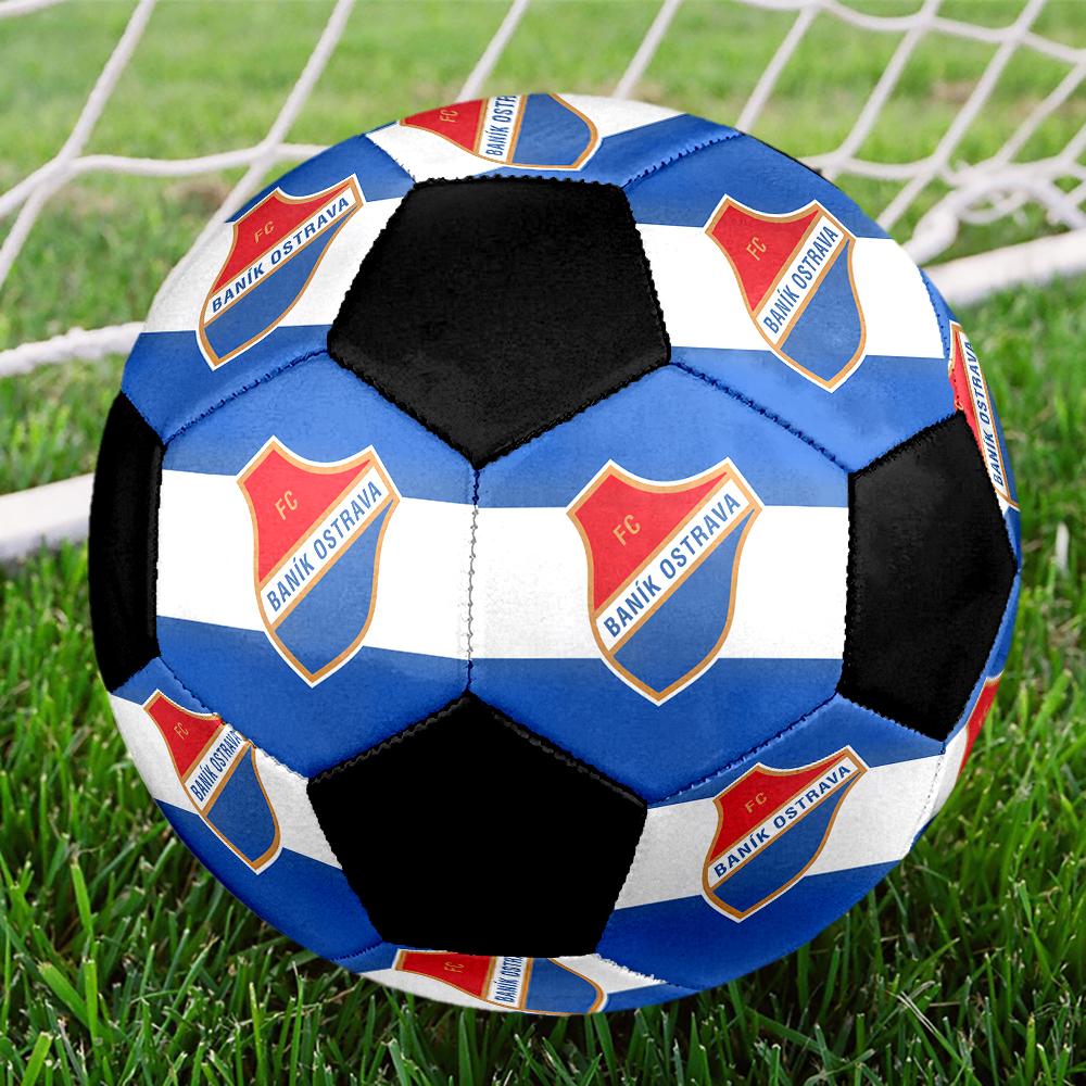 SIZE 5 FC Baník Ostrava Soccer Ball Colorful All Ages Machine Stitched PVC Competition Ready Durable High-Bounce