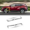 Chrome 2X Front Wheel Hub Eyebrow Cover Trim For Hyundai Tucson 2021 2022