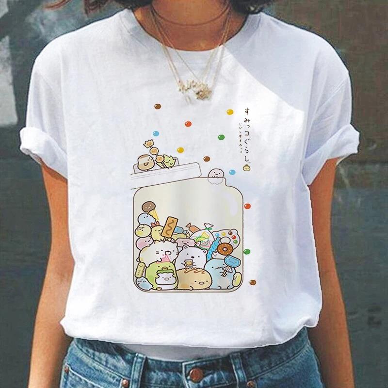 Cartoon Cute Japanesestyle Fashion Women TShirts Harajuku Kawaii Clothes Short Sleeve Summer Tees Casual FeUnisex Tops ONeck
