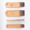 Artsecret Flat Brush with Grey Squirrel Hair Blend & Carbonized Bamboo Handle for Watercolor, Gouache, Oil, & Acrylic Painting