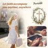 Bible Cover Case Portable Cotton Bible Tote Bags with Handle Multi-purpose Study Accessory Kit Book Storage Bag for Travel Study