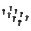 8PCS Door Hinge Nuts Replacement Screws Heavy Duty Steel Replacement for Jeep Wrangler JL JLU Sport Sahara Freedom