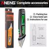 Neuer intelligenter Spannungsprüfstift 12V-1000V AC Spannungs-Sprachansage ANENG VC1019 Berührungsloser Infrarotsensor-Positionierung Elektrische Werkzeuge mit Alarm