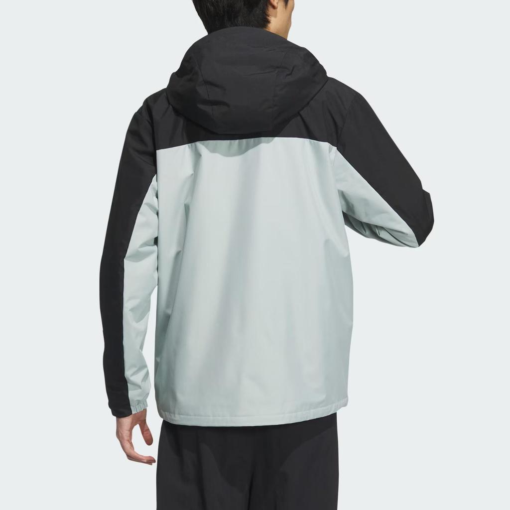 adidas Comfort Hooded Casual Jacket, Unisex Daily Streetwear Grey JW1650
