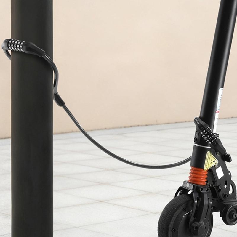 Antitheft Bicycles Combination Lock Security Padlocks Light Weight Double Head Password Lock for Outdoor Cycling