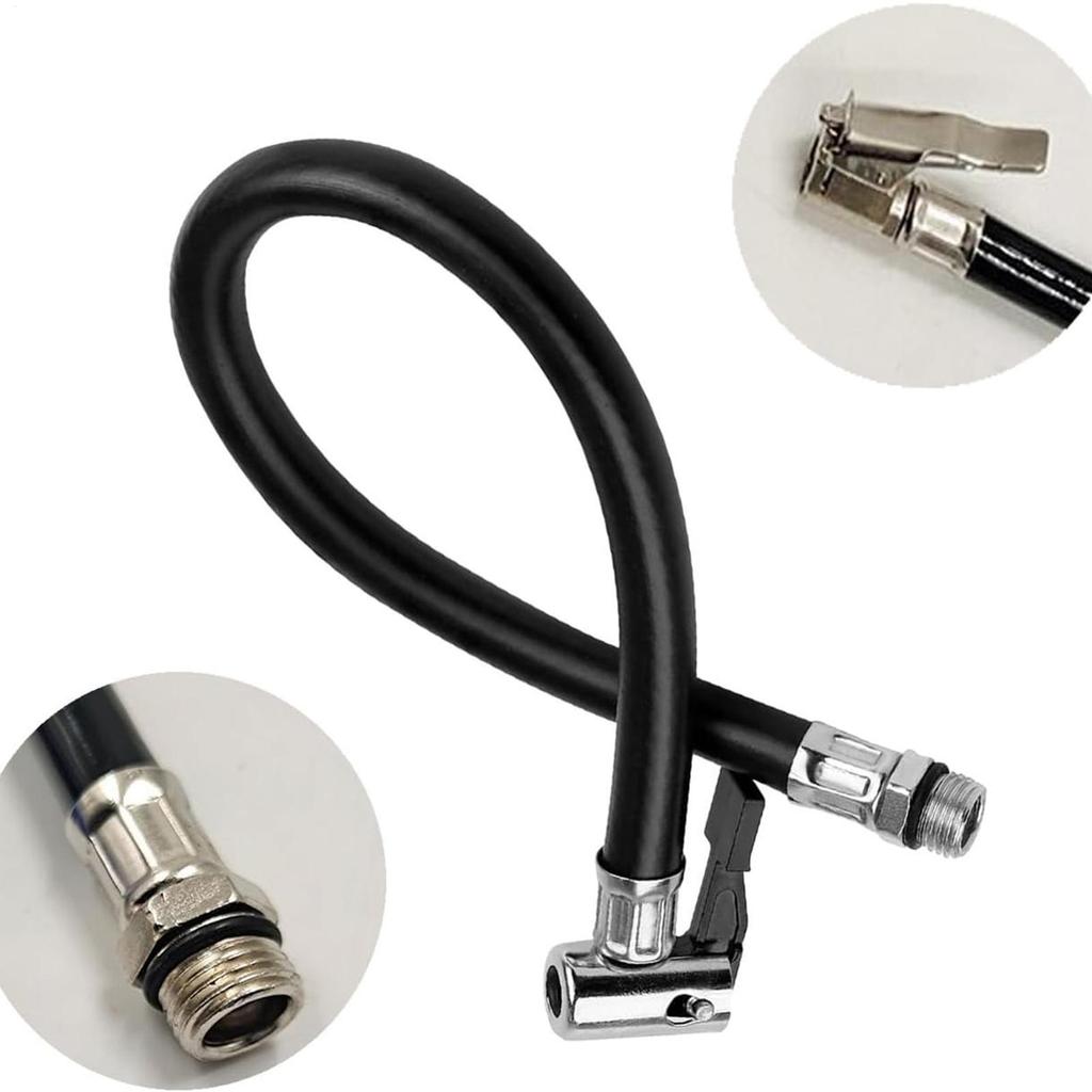 37cm Car Tire Inflator Hose Air Pump Extension Tube Adapter Tire Repair Tyre Inflatable Hose for Motorcycle Bicycle Auto