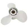 Strong 3 Blade 11 1/4 Inch Diameter 14G Marine Propeller Designed For 30HP To 60HP Outboard Engines