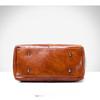 Vintage Braided Handle Leather Satchel Bag for Women - Large Capacity Crossbody Tote