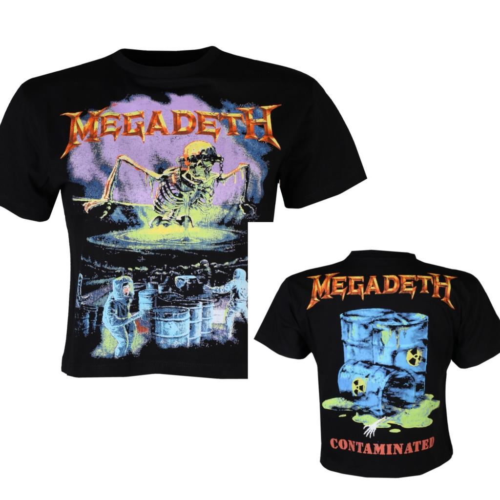 Retro Megadeth Graphic Cotton Tshirt Unisex Summer Short Sleeve Fashion Brand Tee Luxury Casual Vintage Tees