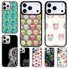 lovely owl animal Diy Colorful Phone Case for iPhone 17 Air 16 15 11 12 14 13 Pro Max Shockproof Cover