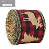Xmas Gift Christmas Ribbon DIY Burlap Ribbon New Fabric Swirl Ribbon