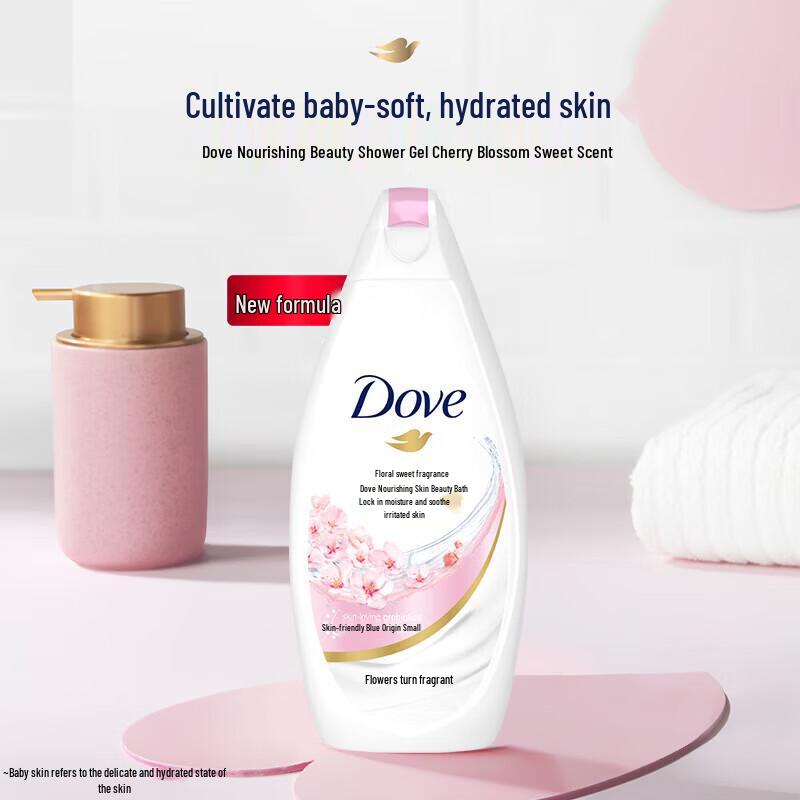 Dove Cherry Blossom Nourishing Shower Gel 400g