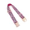 Mihala Boss Pink Leopard Print Rose Gold Buckle Engravable Dog Collar