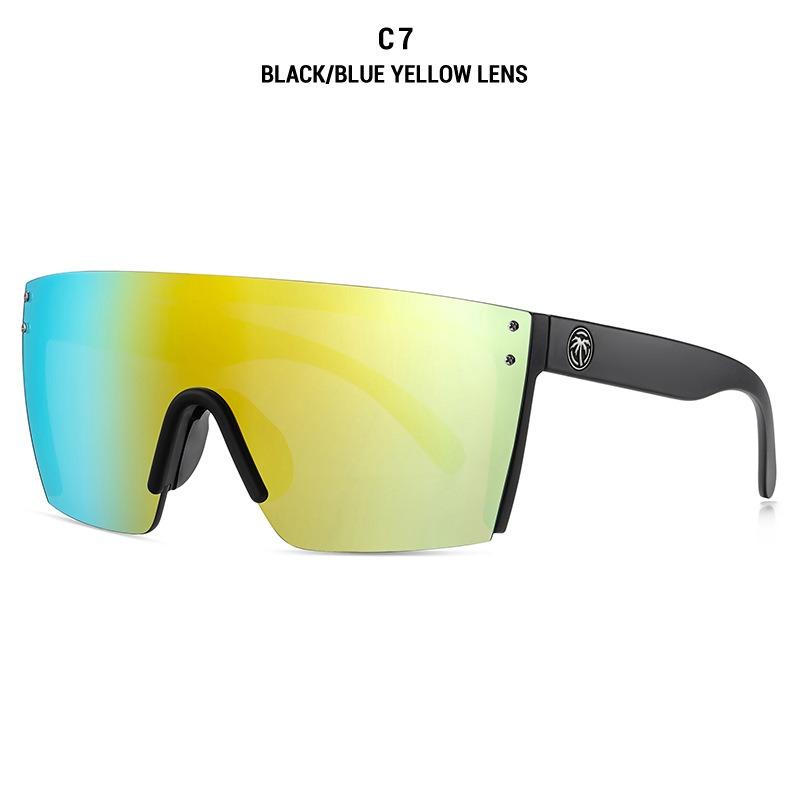 Vague de Chaleur Transfrontalière Meilleures Ventes Lunettes de Vélo Monture Large Film Authentique de Haute Qualité Lunettes de Soleil de Sport d'Extérieur