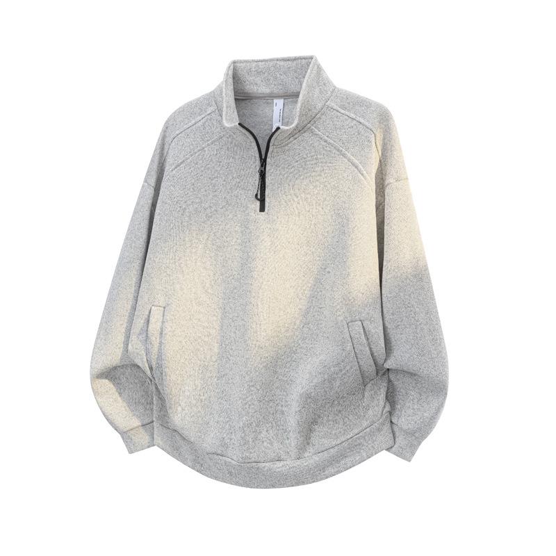 Sonbahar Dik Yaka Sweatshirt: Yeni Gelen Günlük Uzun Kollu Üst