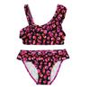 Biba Girls Leopard Print Frill Bikini Set