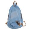 Denim Folding Backpack Patchwork Couple Backpack Student Backpack