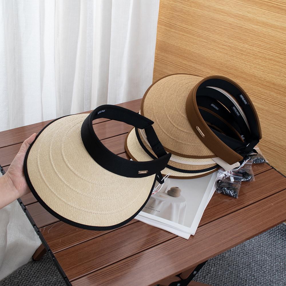 Summer Sun Protection Wide Brim Allweather Foldable Sun Hat For Outdoor Activities
