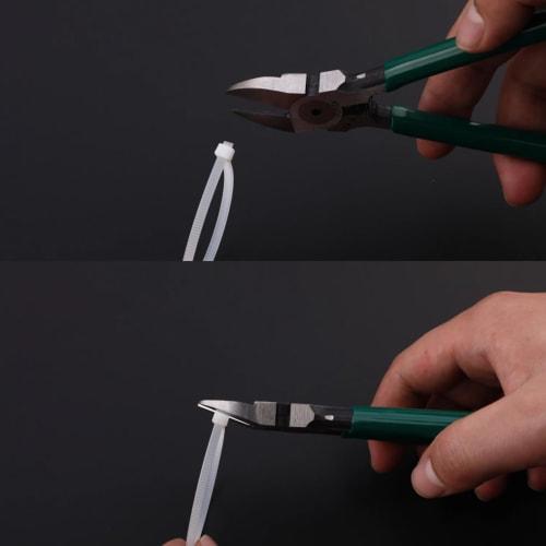 Thin-Blade Nippers, Precision Nippers, Powerful, Compact, Precision Plastic Nippers, Precision Work Tool for Plastic Models, Delicate Work Tool, Taper