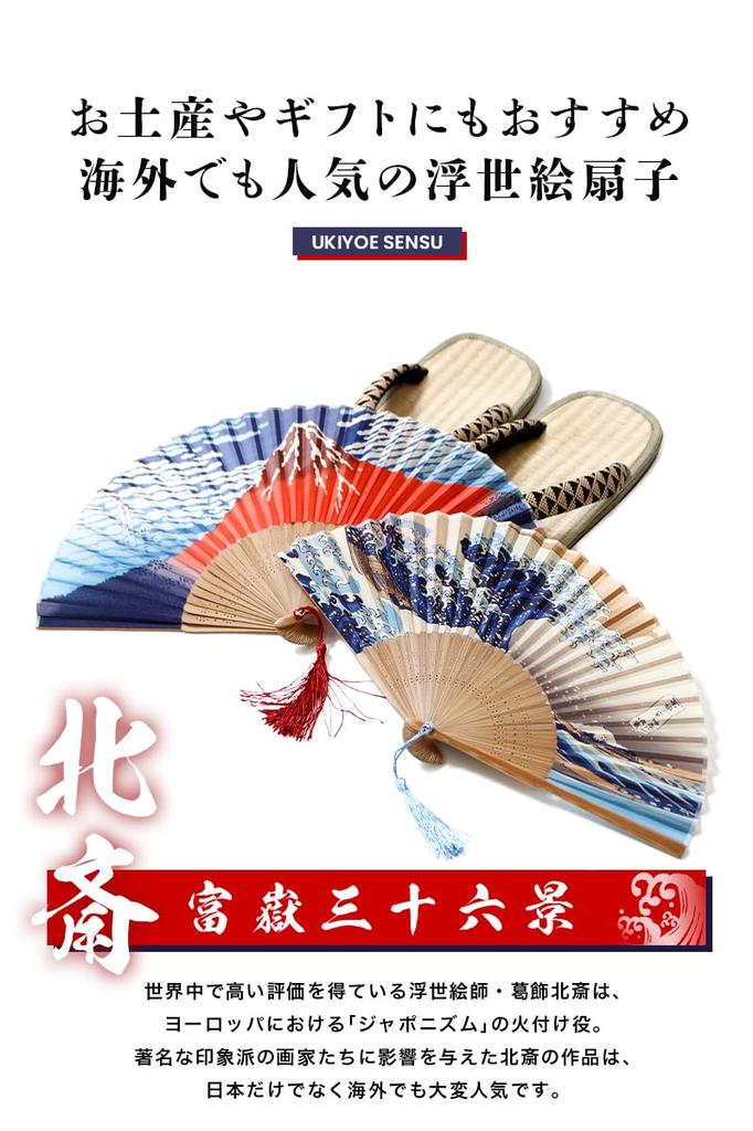 Folding Fan with Japanese Pattern Views of Mount Fuji by Katsushika Bamboo Folding Japanese Clothing Popular Overseas Clear cgd2tF Multi2c