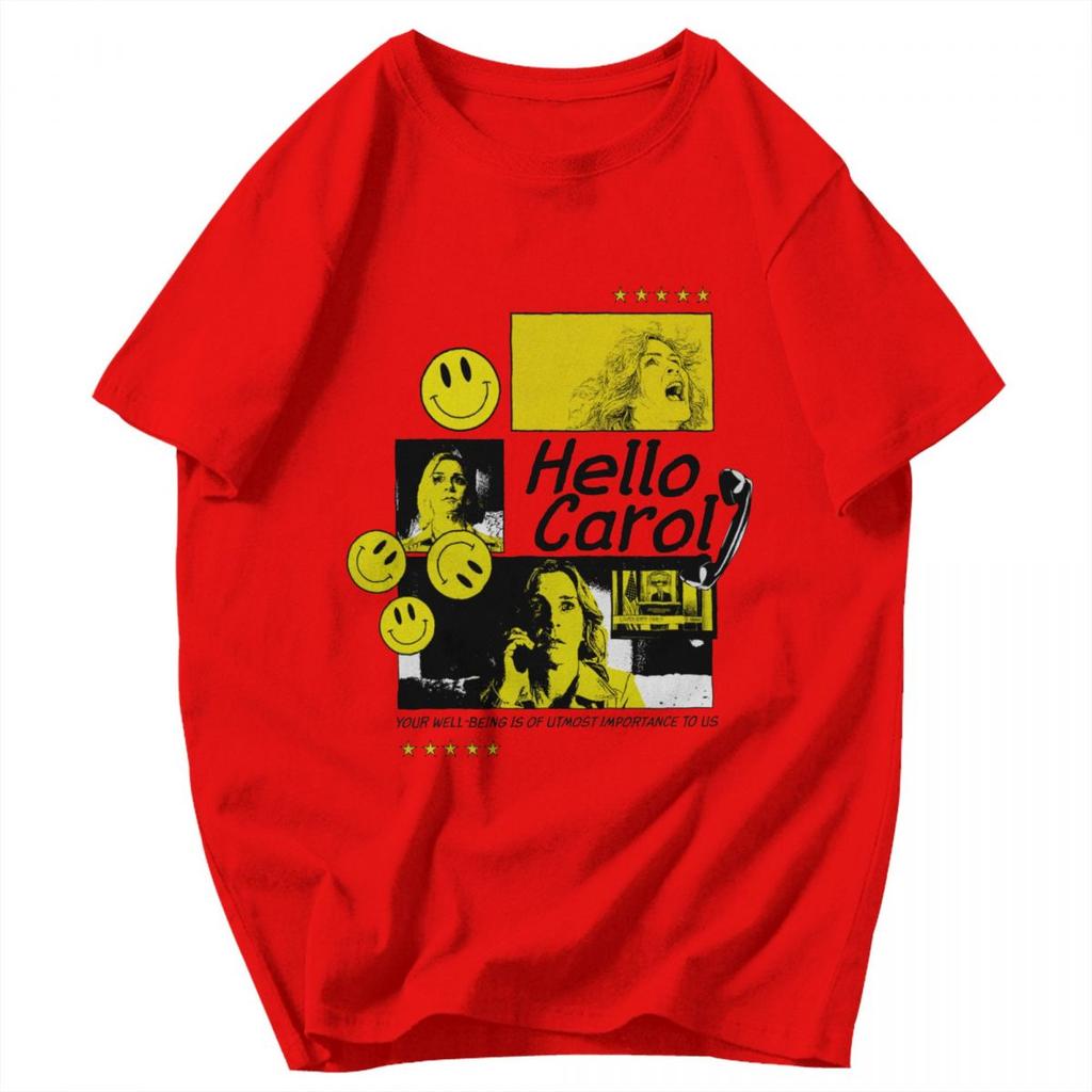 Men T Shirt Pluribus Hello Carol Gifts Y2K Graphic Short Sleeve Unisex Tops T Shirts