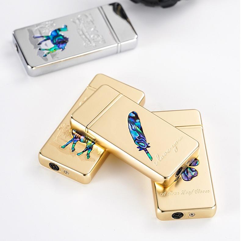 Windproof Red Flame Design Highly Creative Aesthetically Pleasing Lighter Sturdy Durable with High-quality Cigarette Accessories