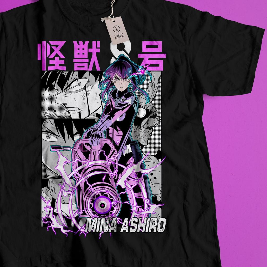 Kaiju Monster Anime T-Shirt, Military Action Manga Graphic Tee, Japanese Streetwear Shirt, Sci-Fi Anime Aesthetic, Otaku Unisex Gift