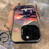 Fashion Car Snow Mountain Electroplate IMD Phone Case For  Mi 14 13 12 12T 13T Pro 11 Lite Poco F5 X5 X6 M6 Pro Hard Cover