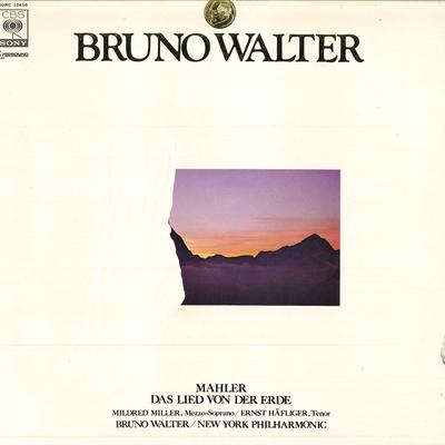 LP Schallplatte BRUNO WALTER NEW YORK PHILHARMONIC Mahler Das Lied Von Der Erde SONC10456 CBS SONY Japan Klassik Gebraucht
