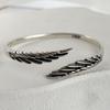 100% Solid 925 Sterling Silver Metal Bracelet for Women Vintage Handmade Simple Retro Chain Heart Bracelet Birthday Gift Party