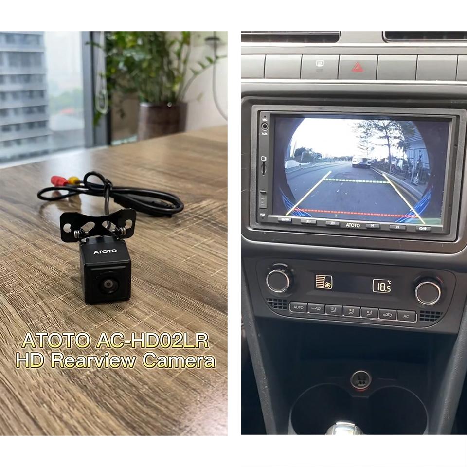 Car Live Rear View Camera 150 Wide Angle 720P HD Rearview Waterproof Wire Back Camera for A5L A6 S8 V10 X10 Head Units HD02LR