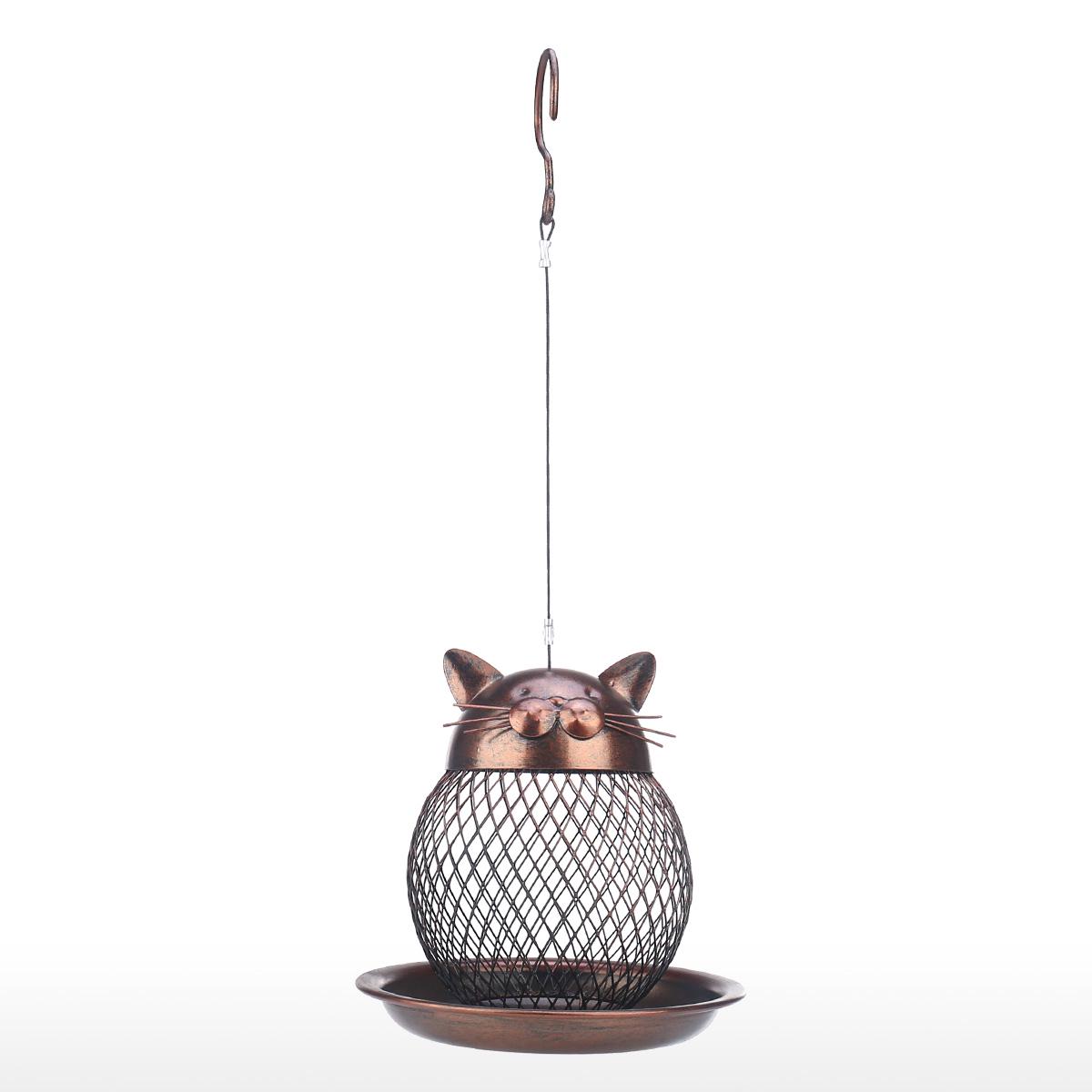 

Cat Shaped Bird Feeder Cat Shaped Vintage Outdoor Decoration Villa Garden Decoration