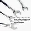Adjustable Wrench Set, Metric Spanner, Open End & Combination Wrench for Auto & Bicycle Repair