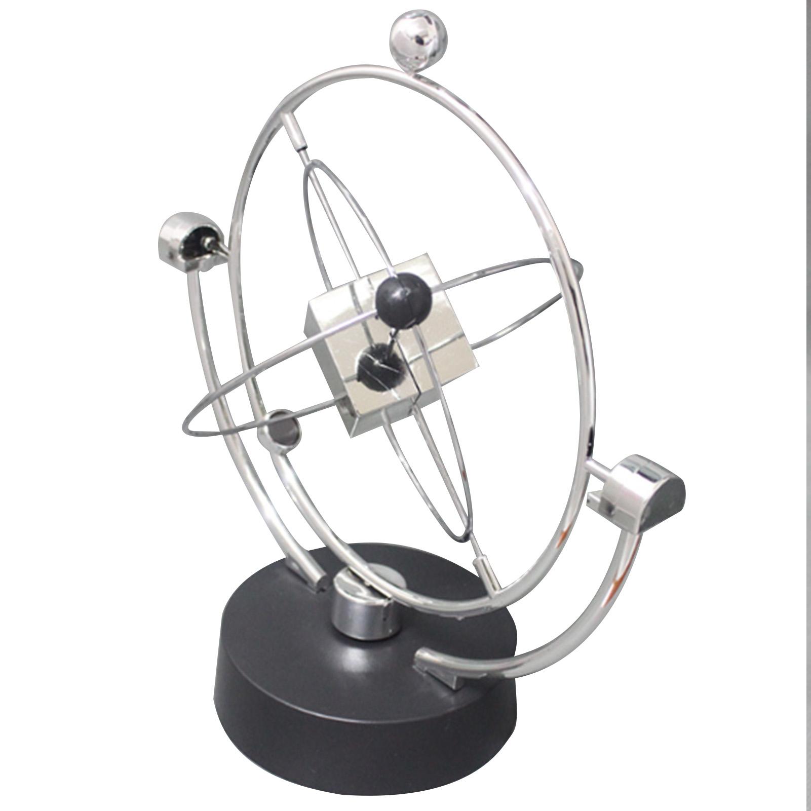 

Электронная игрушка «Вечный двигатель» Металл Пластик Серебристый Квадратная Машина Вечного Движения Игрушка Украшение для Стола