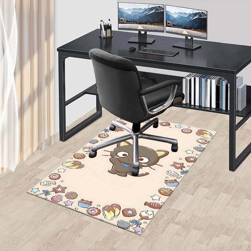 1PC Cat Cookie Anti-slip Carpet, Suitable for Office, Bedroomand Playrooms. It Can Also Be Used As a Sofa Footrest cover-R93