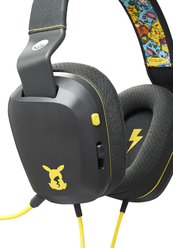 PowerA Kabelgebundenes Stereo-Headset für Nintendo Switch Kanto Friends Offiziell Lizenziert - Pokémon 3,5mm, Kabelgebunden, Stereo, Produkt.