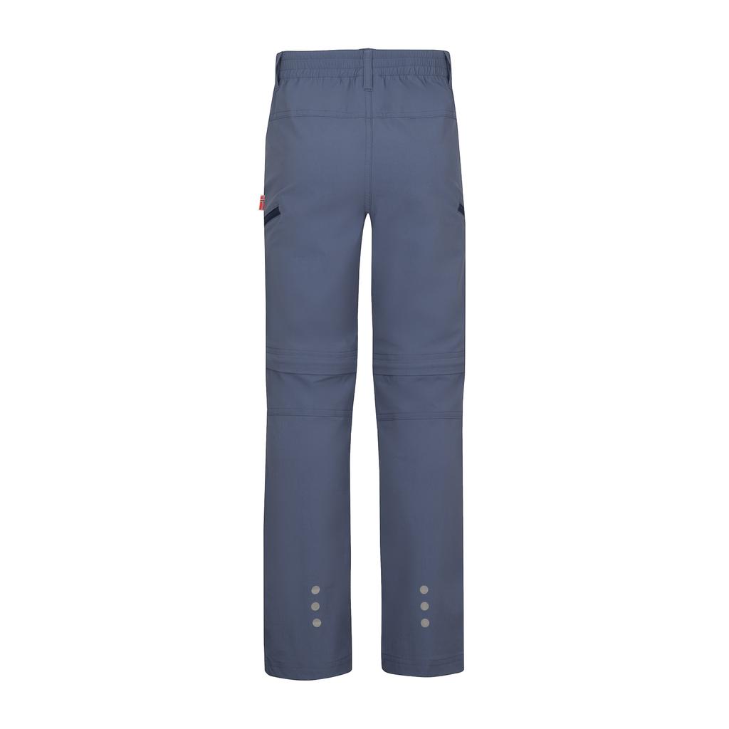 Children's Zip-off Trousers for Boy/girl Trollkids Kids Kjerag Zip-Off Pants Lotus Blue (177-184)