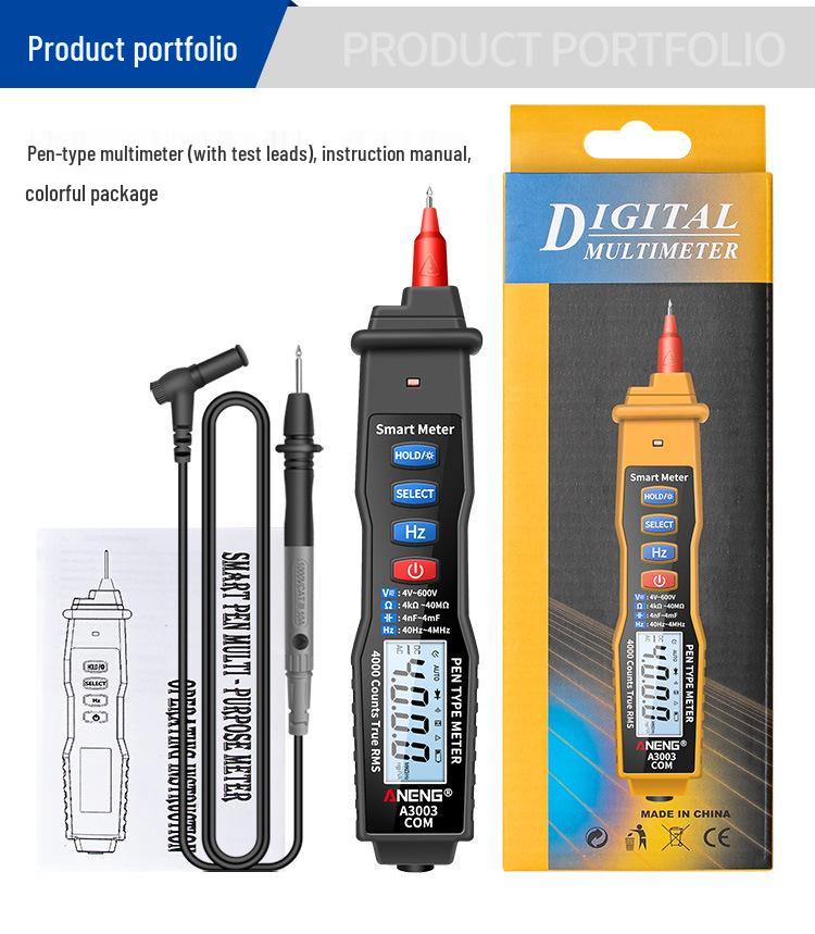 ANENG A3003 Pen Multimeter: High-Precision Digital Multi-functional Electrician Tool