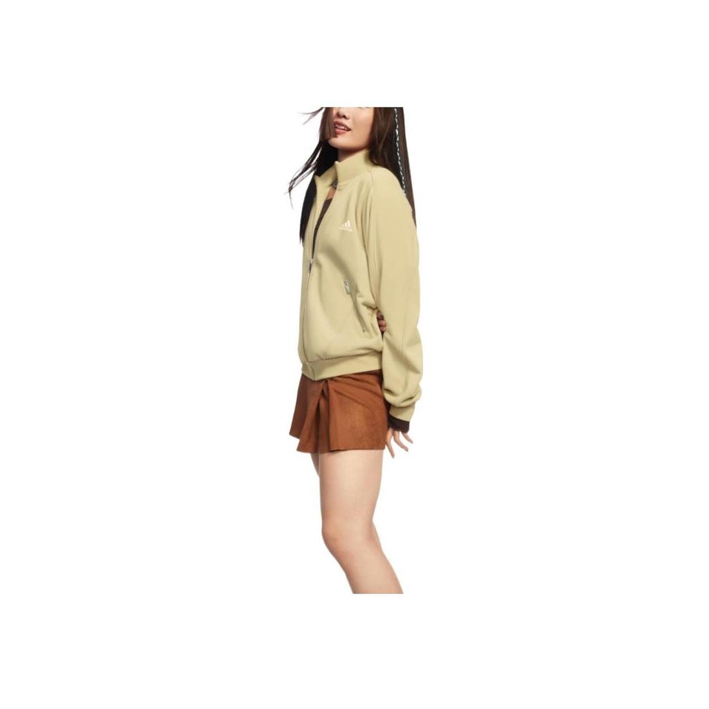 Adidas Sportswear Logo Print Jacket Women Outerwear Prairie-Brown IK3465