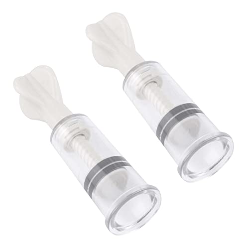 Nipple Corrector Set 2PCS: Painless Gentle Pull for Inverted Flat Nipples - Breastfeeding Helper with Discreet Design for Easy Concealment Under