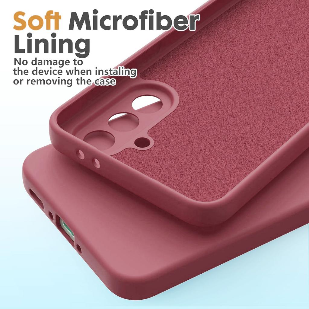 For Samsung Galaxy A17 A37 A57 A56 A36 A55 A54 A53 A52 A34 A33 A35 A15 S20 S21 S22 S23 S24 S25 FE S26 Plus Ultra Liquid Silicone Case Cover Silicon