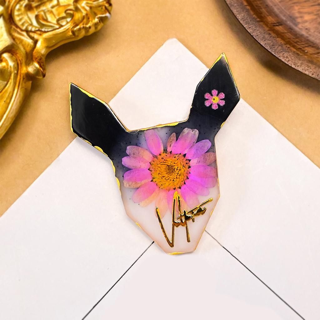 Reusable Animal Shape Silicone Crafting Mold For DIY Jewelry Pendant Keyring Badge Pin Crafts And Baking Projects