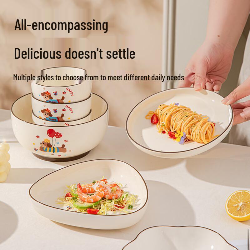 Puppy Buddy 10-Piece Bone China Dinnerware Set for Two