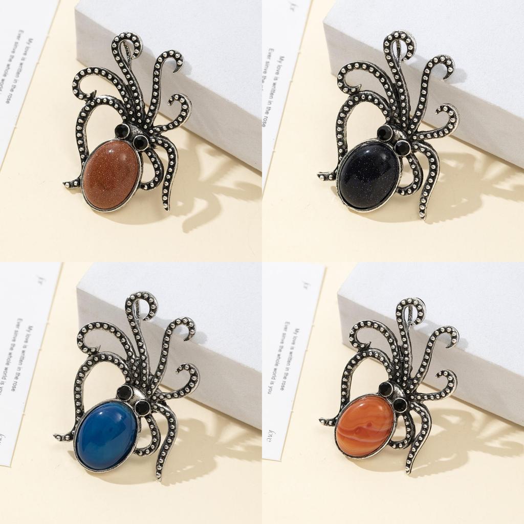 Shell Octopus Brooch Pendant For Diy Jewelry Making And Gift Crafts