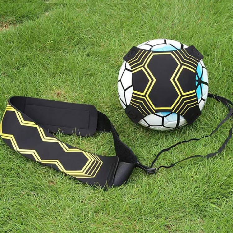 Soccers Trainer Kick Throw Solos Practice Training Aids Control Skill Adjustable