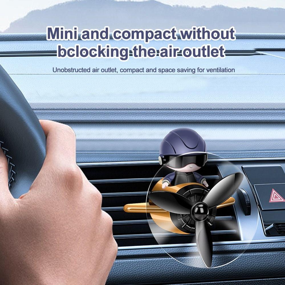 

Automatic Rotation Perfume Diffuser Pilot Auto Interior Supplies Creative Car Air Freshener Car