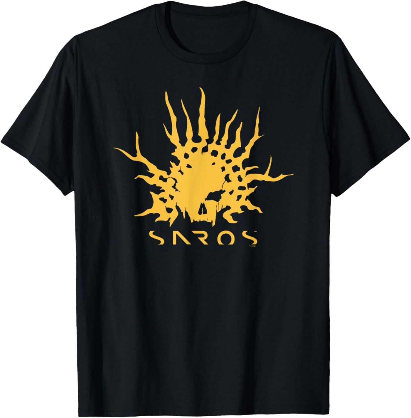 Saros Gold Spiked Sun Logo T-Shirt S разноцветный