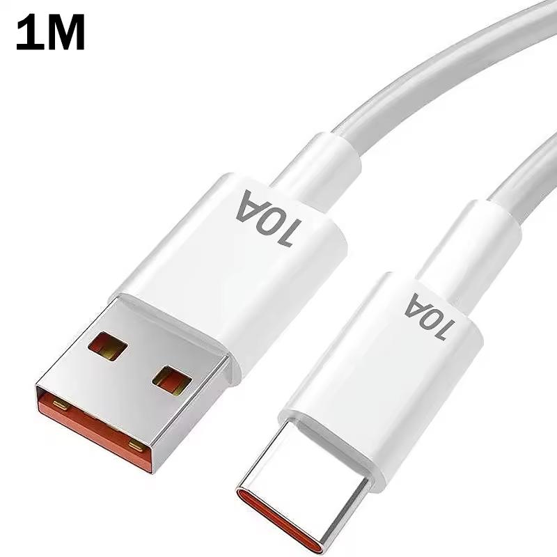 10A USB Type C Fast Charging Cable 120W USB-C Mobile Phone Charger Data Cables for Huawei Mate 50 40 Xiaomi Samsung Oneplus POCO